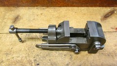 Small Vintage Palmgren No. X1 Tilting Machinist Drill Press Vise USA Tool