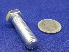 Tap Bolt Metric, FT, GR 10.9 Zinc M12 x 1.75 x 40 mm Length, 25 Pcs