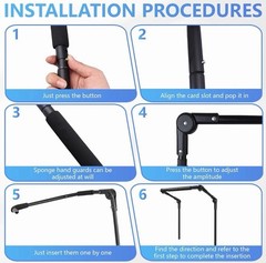 3rd Gen Wagon Push Handle – Adjustable for Round Metal Frames Fits Sekey Wagons