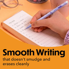Xtra-Smooth Pastel Mechanical Pencils with Erasers, Medium Point (0.7 Mm), Bulk