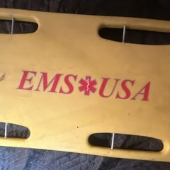 EMAS USA EMS yellow Backboard/Spine Board Stretcher for Emergency Medicine