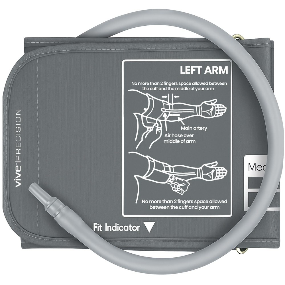 Vive Precision Blood Pressure Cuff Replacement – Compatible with Omron Small