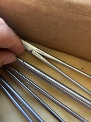 Aesculap L ( LOT OF 5 ) 180mm Needle Holder FINE GRIP 7″ FOR SURGICAL
