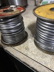 Vintage (Nassau) Smelting B Stearine Core Solder Spool Spec. AT-7241 B Bellsouth