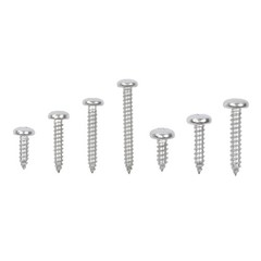 550Pcs 304 Stainless Steel Wood Screws Assortment Kit Phillips #4 #6 #8 #10 #12