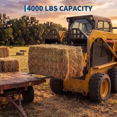 45″ 4000lb Pallet Fork Frame &48″ Blades Attachment for Skid Steer Kubota Bobcat