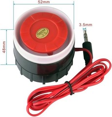 Reliable 12V Electric Siren with Loud 120dB Sound – Perfect for Home Security