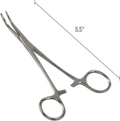 Curved Locking Tweezers Clamp 5.5″ – Surgical Precision for Home & Medical Use