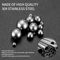 Metric Precision Steel Bearing Balls Assorted Stainless Steel Loose Kit