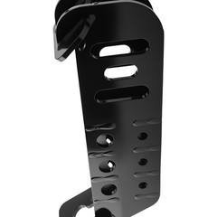 2inch Skid Hitch Attachment for Skid Steer Loader Steel Black 5000 LBS Tongue