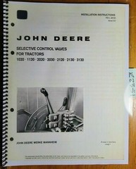 John Deere Selective Control Valves 1020 1120 2020 2030 2120 2130 3130 Manual