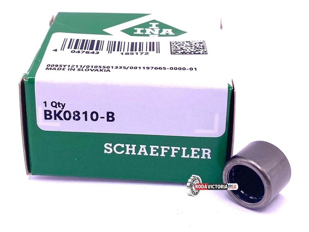 INA BK0810 Drawn Cup Needle Roller Bearing 8x12x10 mm