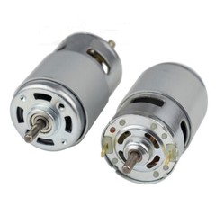 1pcs DC12-24V 6500-13000rpm RS775 Double Shaft High Speed DC Motor for DIY Parts
