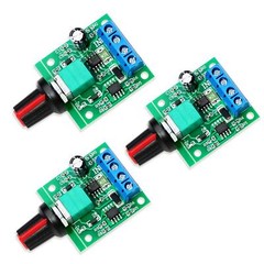 3 Pcs PWM Low Voltage Motor Speed Controller DC 1.8V-12V 2A Driver Switch