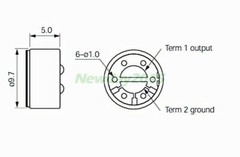 10pcs WM-55A103 Electret Condenser MIC Capsule Microphone Cartridge