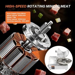 Hakka 5.5L Commercial Buffalo Chopper Bowl Cutter Mixer Food Processor Machine