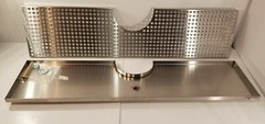 NEW Micro Matic 34″DP-MET-T-34-Z Stainless Surface Mount Drain Tray with Drain