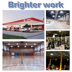 8Pack 300W UFO Led High Bay Light Industrial Commercial Warehouse Led Shop Light