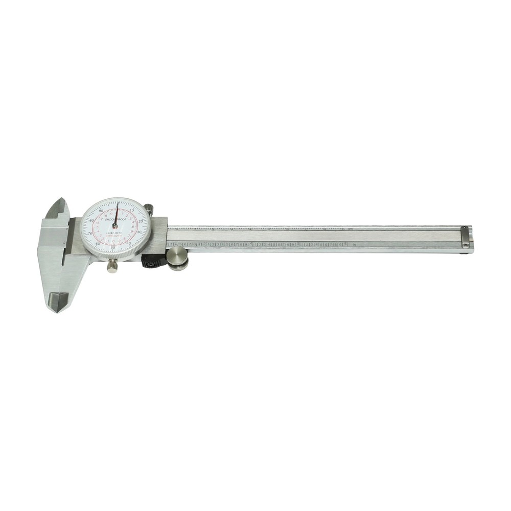 HFS(R) 0-6″/150mm Dial Caliper Stainless Steel 4 Way Imperial & Metric