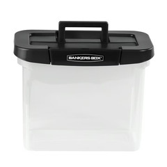 Bankers Box Plastic Letter Size File Organizer, Clear