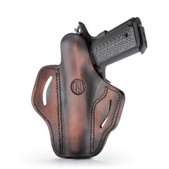 1791 Gunleather 1911 Holster, Right Hand OWB Leather Gun Holster for Belts fi…