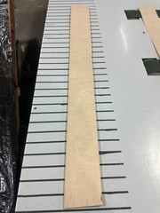 Maple Raw Wood Veneer 2 sheets 55” x 5 1/4” 316M