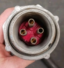 Crouse-Hinds APJ3485 Explosion Proof Male Plug w/Cord 30A 600V 3W 4P (L-64)