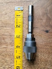 Albrecht Keyless Drill Chuck 0-3/16″ 0-5 Jacobs 1/2″ Straight Shank Arbor A4001