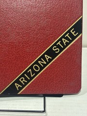 Vintage National 83-381 3 Ring Binder Arizona State University Embossed ASU