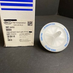 Pall Vent Filter Vacushield 0.2 um Pore 50 mm Hose Barb Box of 3 Filters