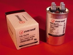 Run Cap 15uf MFD 370vac Electric Motor Run Oil Filled Capacitor uf HVAC