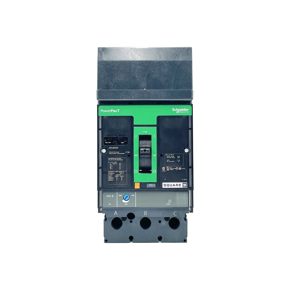 NIB – Square D – JDA36200 – Molded Case Circuit Breaker – 200A, 3-Phases, 600V