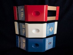 USPS Stack and Weigh Scales Stackable shipping scales weigh 1-6 pounds.