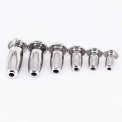 Male Stainless Steel Urethral Dilator Through-hole Urethral Sound Penis Plug NEW