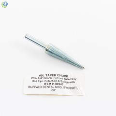 LATHE TAPER CHUCK 1/4″ SHANK DENTAL POLISHING BRUSH & WHEELS 4″ LENGTH LEFT