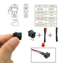 6 Set Small DC Motor Mini Electric Hobby Motors 1.5V-3V 24000RPM with 2X1.5V AA