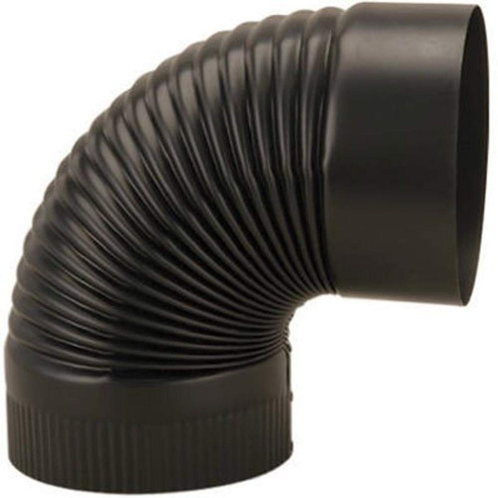 , Black UNITED STATES HDW BM0023 6″ Corrugated Elbow, 1