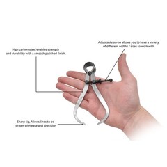 Big Horn 17042 4 Inch Outside Caliper