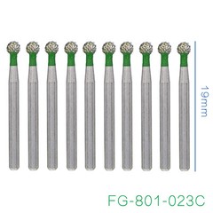 Dental Burs Diamond FG High Speed Round End Taper Ball Football Cylinder Coarse