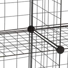 Litoexpe 36 Pcs Wire Cube 1.39 Inch (Diameter), 0.79 (Height), Black