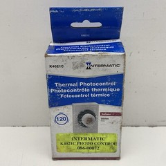 Intermatic K4021C Button Mount Thermal Photocontrol Light Sensor 120V