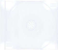 200 STANDARD Clear Unassembled CD Jewel Case