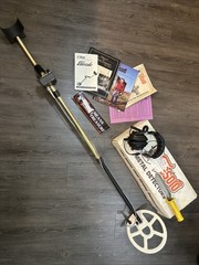 Tesoro ELDORADO uMAX Metal Detector #129850 9X8” Search Coil + Box, Headphones