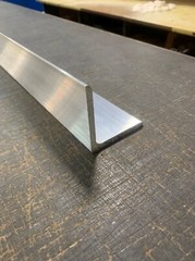 1/4″ Thick x 3″ x 3″ Aluminum Angle x 12″ Long, 6061 Aluminum
