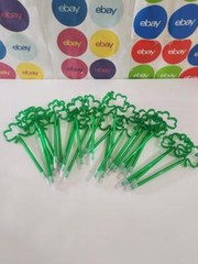 25-Count,Shamrock Pens,Green Pen,Black ink,3-Leaf Clover
