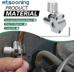 4PCS BPV-31 Bullet Piercing Valve Kit, Adjustable Line Tap Valve for Air Conditi