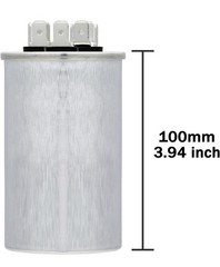 70 + 5 µF 70/5 MFD 6% CBB65B Dual Run Start AC Capacitor 370/440/450 VAC