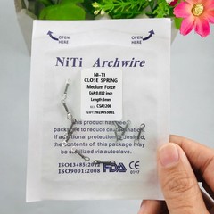 Dental Orthodontic Closed Coil Spring NITI Open Spring 010/012 Force 10Pcs/1Pack