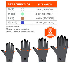 2534 OSP Nitrile Micro Foam Coated Palm High Grip Multi-Propouse Work Glove 12Pk