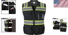 Reflective Surveyor Safety Vest for Field Engineers